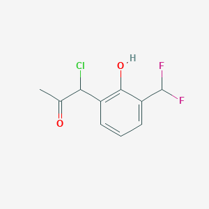 1-Chloro-1-(3-(difluoromethyl)-2-hydroxyphenyl)propan-2-one