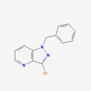 molecular formula C13H10BrN3 B14041494 1-benzyl-3-broMo-1H-pyrazolo[4,3-b]pyridine 