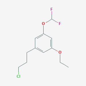 1-(3-Chloropropyl)-3-(difluoromethoxy)-5-ethoxybenzene