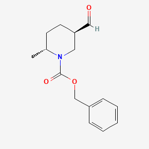 (2R,5R)-Benzyl 5-formyl-2-methylpiperidine-1-carboxylate