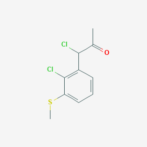 1-Chloro-1-(2-chloro-3-(methylthio)phenyl)propan-2-one