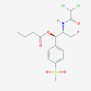 (1R,2S)-2-(2,2-dichloroacetamido)-3-fluoro-1-(4-(methylsulfonyl)phenyl)propyl butyrate