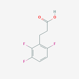 B1404164 Benzenepropanoic acid, 2,3,6-trifluoro- CAS No. 1102373-68-1