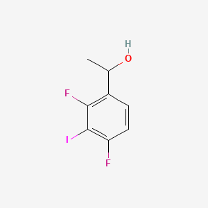 molecular formula C8H7F2IO B14041650 1-(2,4-Difluoro-3-iodophenyl)ethanol 