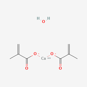 [(2-Methylprop-2-enoyl)oxy]calcio 2-methylprop-2-enoate hydrate