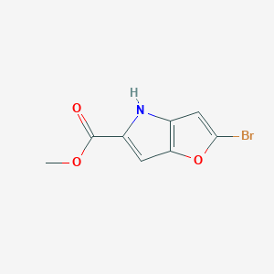 methyl 2-bromo-4H-furo[3,2-b]pyrrole-5-carboxylate