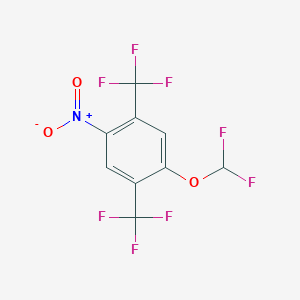 1,4-Bis(trifluoromethyl)-2-(difluoromethoxy)-5-nitrobenzene