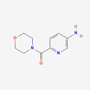molecular formula C10H13N3O2 B1404167 (5-氨基吡啶-2-基)(吗啉基)甲酮 CAS No. 1180131-89-8