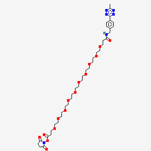 Methyltetrazine-amino-PEG10-CH2CH2COONHS