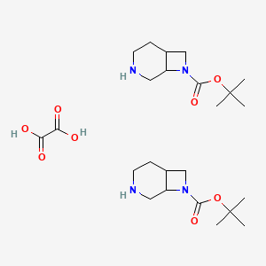 Tert-butyl cis-3,8-diazabicyclo[4.2.0]octane-8-carboxylate hemioxalate