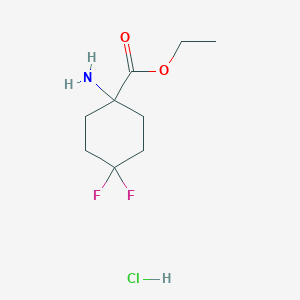 Ethyl 1-amino-4,4-difluorocyclohexanecarboxylate hydrochloride