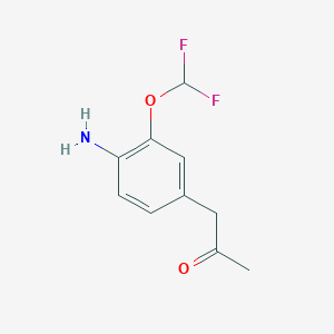 1-(4-Amino-3-(difluoromethoxy)phenyl)propan-2-one