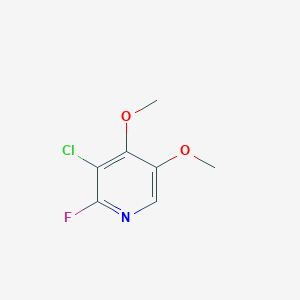 3-Chloro-2-fluoro-4,5-dimethoxypyridine