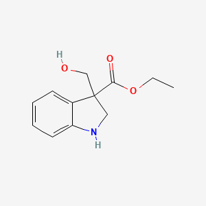 Ethyl 3-(hydroxymethyl)indoline-3-carboxylate