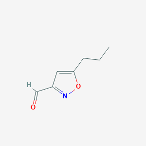 5-Propylisoxazole-3-carboxaldehyde