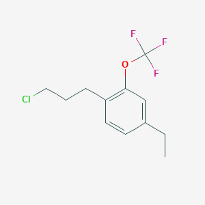 1-(3-Chloropropyl)-4-ethyl-2-(trifluoromethoxy)benzene