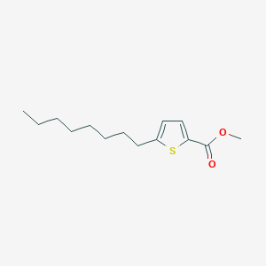 molecular formula C14H22O2S B14041999 Methyl 5-octylthiophene-2-carboxylate 