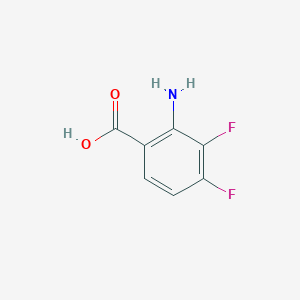 molecular formula C7H5F2NO2 B140420 2-氨基-3,4-二氟苯甲酸 CAS No. 158580-94-0