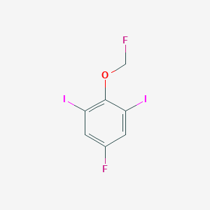 1,3-Diiodo-5-fluoro-2-(fluoromethoxy)benzene