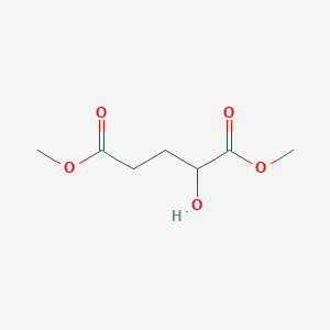 molecular formula C7H12O5 B14042027 Dimethyl 2-hydroxypentanedioate CAS No. 81077-10-3