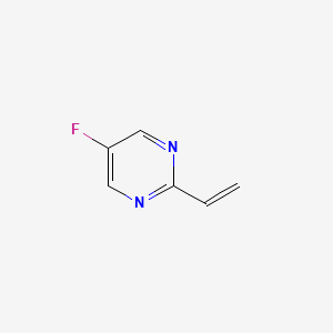 B1404205 Pyrimidine, 2-ethenyl-5-fluoro- CAS No. 1075756-72-7