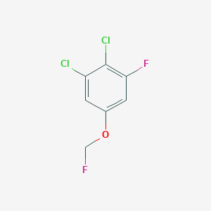 1,2-Dichloro-3-fluoro-5-(fluoromethoxy)benzene