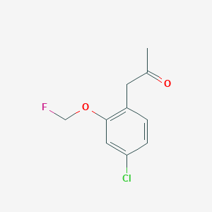 1-(4-Chloro-2-(fluoromethoxy)phenyl)propan-2-one