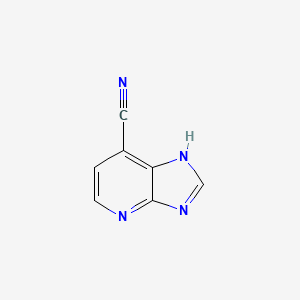 molecular formula C7H4N4 B1404218 3H-咪唑并[4,5-B]吡啶-7-甲腈 CAS No. 78316-13-9