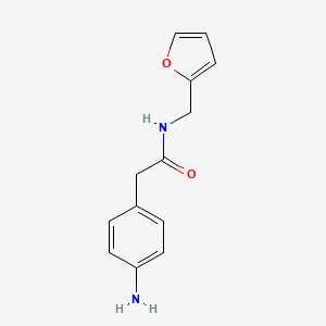 4-Amino-N-(2-furanylmethyl)benzeneacetamide