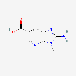 2-Amino-3-methyl-3H-imidazo[4,5-B]pyridine-6-carboxylic acid