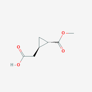 2-((1R,2S)-2-(Methoxycarbonyl)cyclopropyl)acetic acid