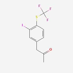 1-(3-Iodo-4-(trifluoromethylthio)phenyl)propan-2-one