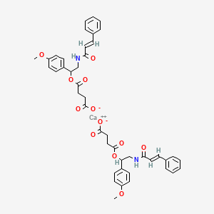 calciuM (E)-4-(2-cinnaMaMido-1-(4-Methoxyphenyl)ethoxy)-4-oxobutanoate