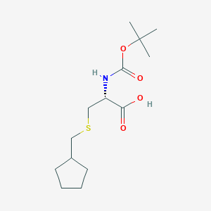 (r)-2-(Tert-butoxycarbonylamino)-3-(cyclopentylmethylthio)propanoic acid