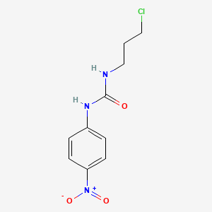 molecular formula C10H12ClN3O3 B1404230 1-(3-氯丙基)-3-(4-硝基苯基)脲 CAS No. 936112-75-3