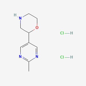 2-(2-Methylpyrimidin-5-yl)morpholine dihydrochloride