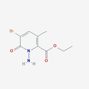 Ethyl 1-amino-5-bromo-3-methyl-6-oxo-pyridine-2-carboxylate