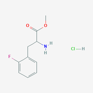 molecular formula C10H13ClFNO2 B14042391 Methyl 2-amino-3-(2-fluorophenyl)propanoate HCl 