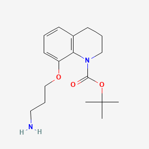 Tert-butyl 8-(3-aminopropoxy)-3,4-dihydroquinoline-1(2H)-carboxylate