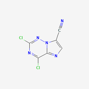 2,4-Dichloroimidazo[2,1-F][1,2,4]triazine-7-carbonitrile