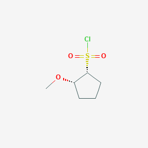 cis-2-Methoxycyclopentane-1-sulfonyl chloride