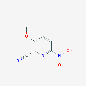 3-Methoxy-6-nitropicolinonitrile