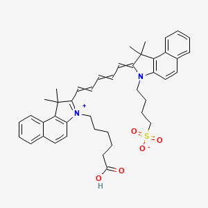 molecular formula C43H48N2O5S B14042564 Cy5.5 acid(mono so3) 