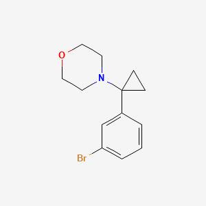 4-(1-(3-Bromophenyl)cyclopropyl)morpholine