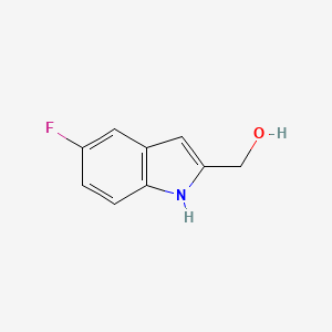 molecular formula C9H8FNO B1404260 (5-氟-1H-吲哚-2-基)甲醇 CAS No. 934969-76-3