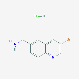 (3-bromoquinolin-6-yl)methanamine HCL