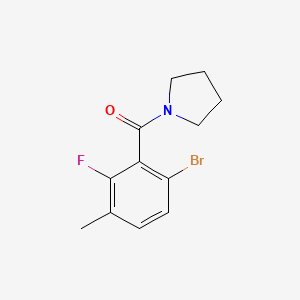 (6-Bromo-2-fluoro-3-methylphenyl)(pyrrolidin-1-yl)methanone