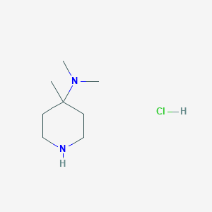 N,N,4-Trimethylpiperidin-4-amine hydrochloride