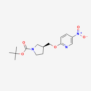 (S)-tert-Butyl 3-(((5-nitropyridin-2-yl)oxy)methyl)pyrrolidine-1-carboxylate