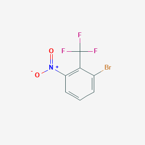molecular formula C7H3BrF3NO2 B1404265 1-溴-3-硝基-2-(三氟甲基)苯 CAS No. 1192548-07-4